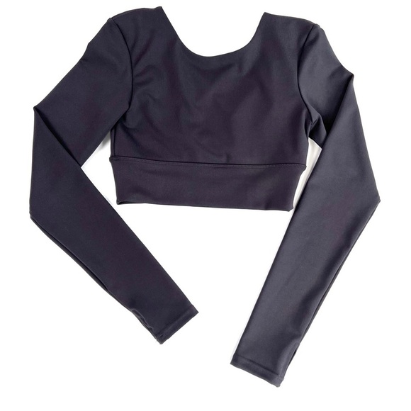 2pc Activewear Set - Purple Top / Black leggings - Picture 3 of 10